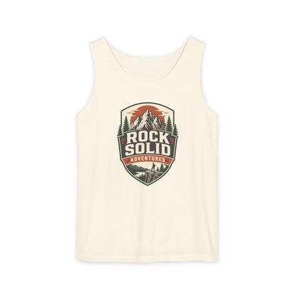Rock Solid Adventures logo Tank Top