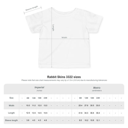 Infant Tee — 'Juice Box' Retro Sketch Baby T‑Shirt