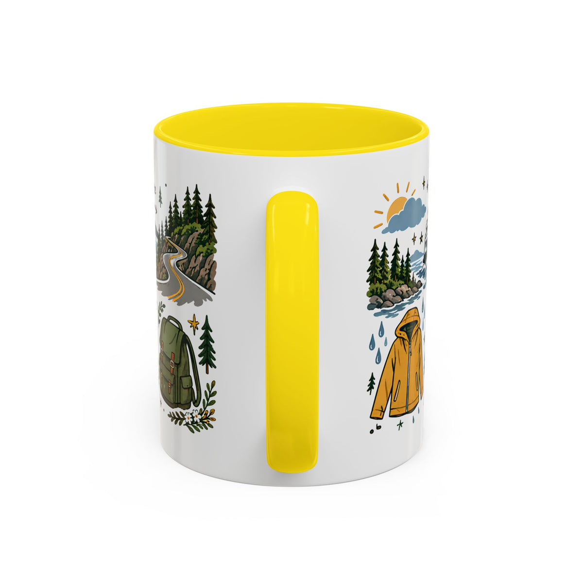 PNW Weekend Accent Coffee Mug — Pacific Northwest Adventure Travel Design (11/15 oz)