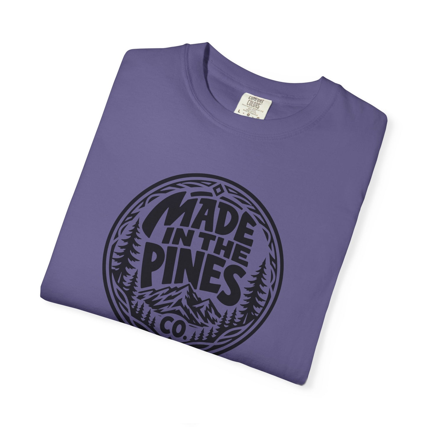 Made in the Pines T-shirt | Badge, Pine Forest Design