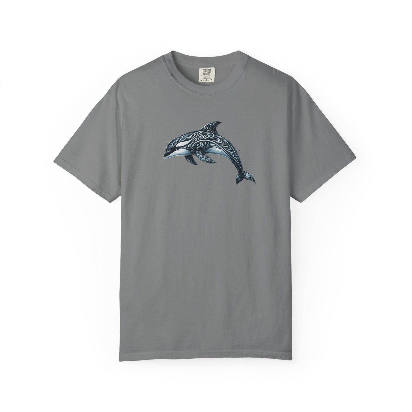 Tribal Orca Dolphin Nautical Whale Art T-shirt