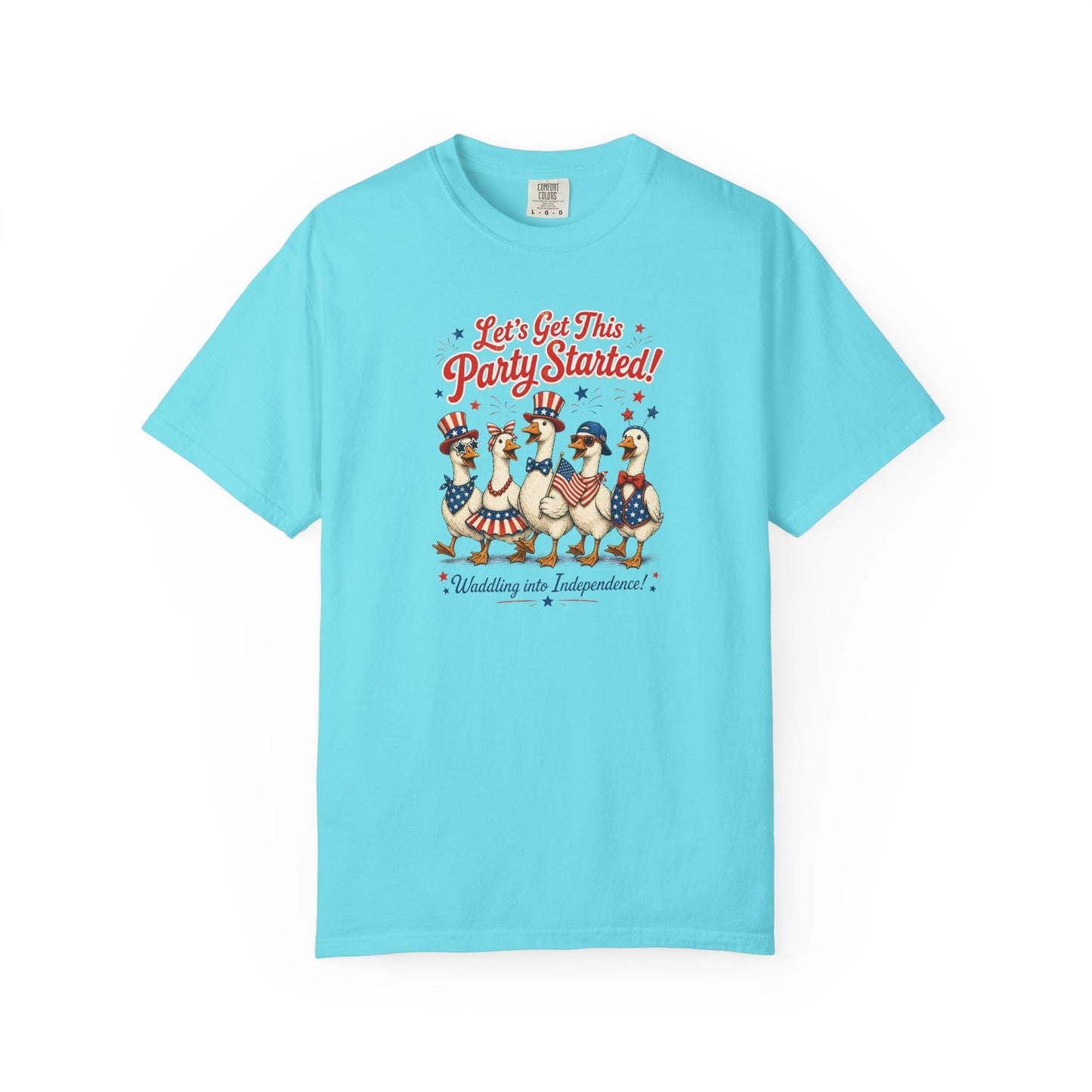 Let's Get This Party Started Ducks T-shirt | 4th of July Patriotic Tee