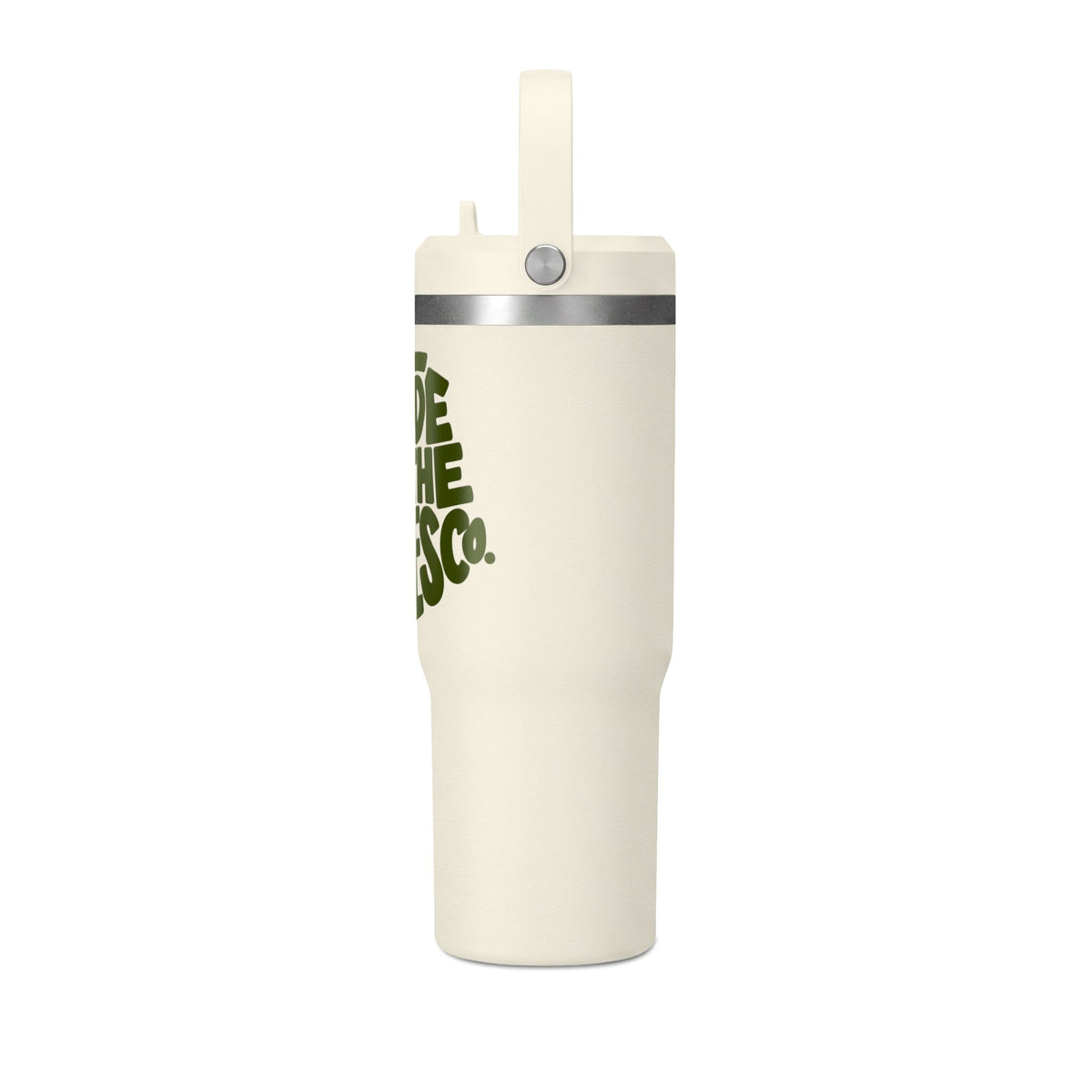 32oz Nomad Tumbler — "Made in the Pines" Green Logo Travel Mug