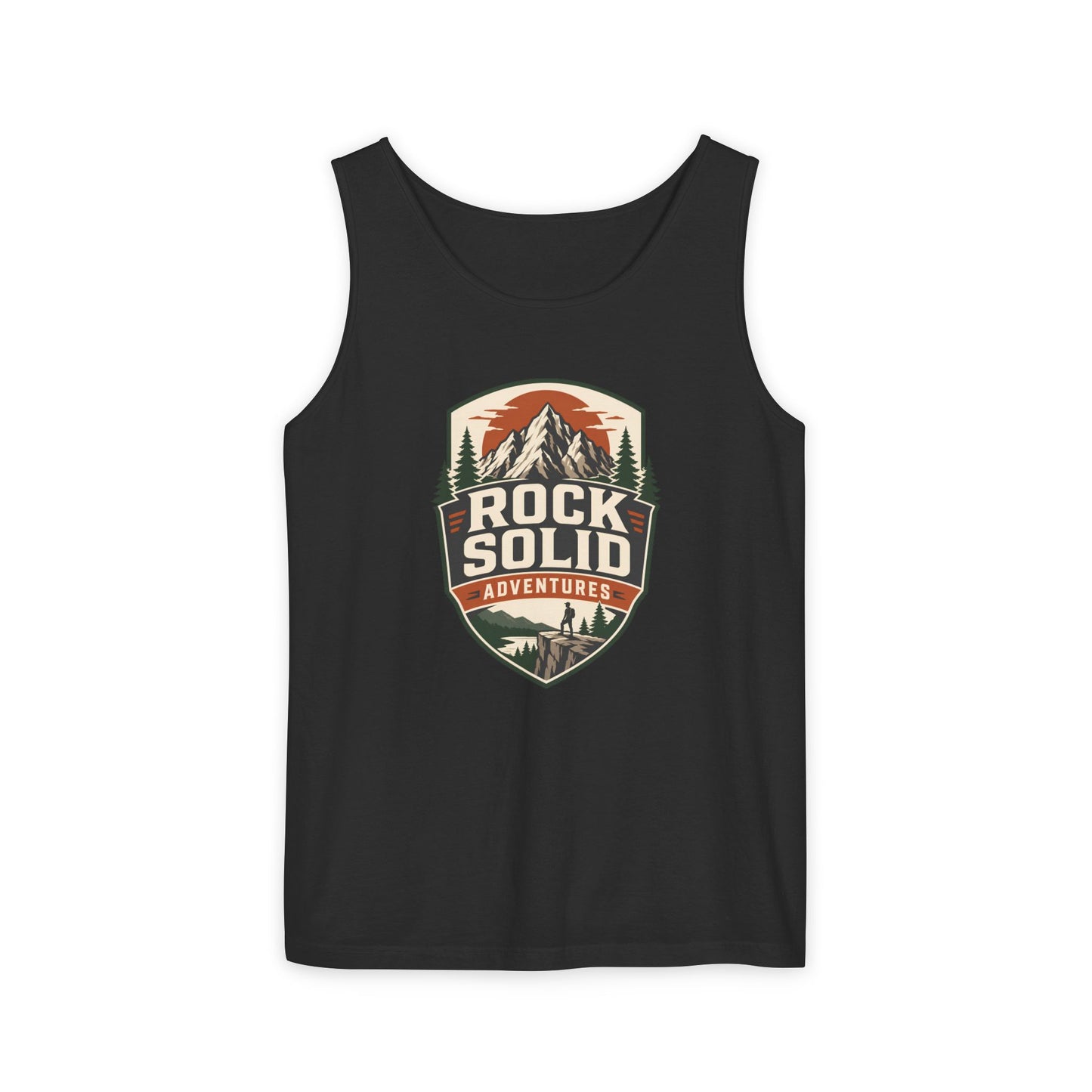 Rock Solid Adventures logo Tank Top