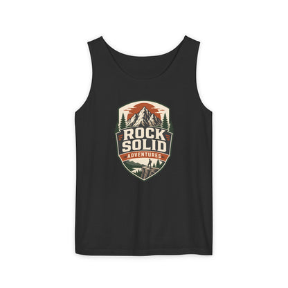 Rock Solid Adventures logo Tank Top