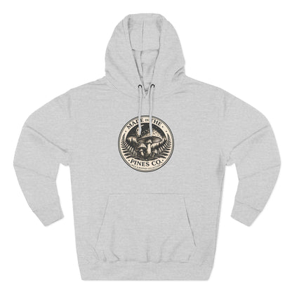 Pines Co Mushroom Hoodie — PNW Forest Mushroom Sweatshirt