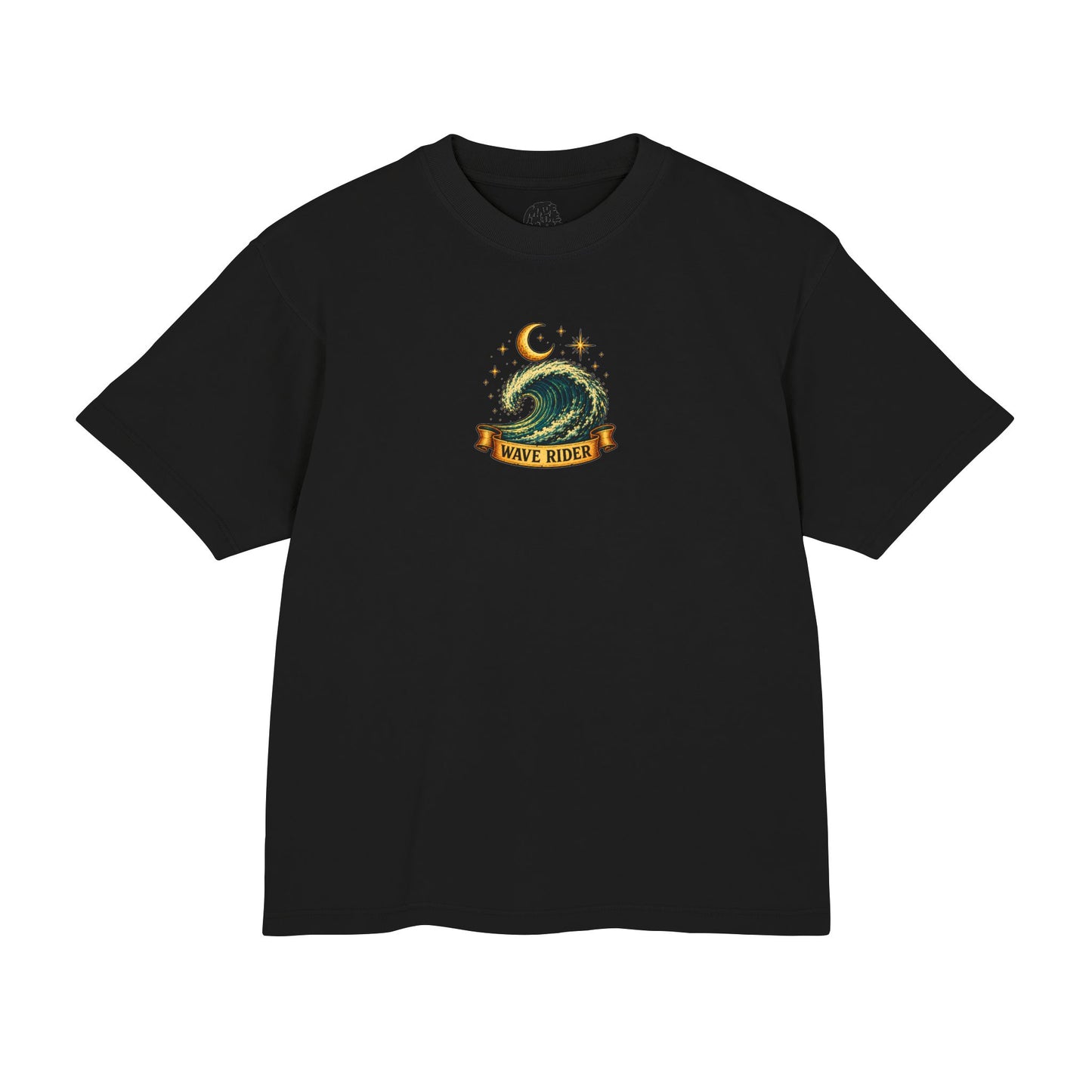 Wave Rider Surf Skeleton Tee — Retro Night Surf Graphic T-Shirt