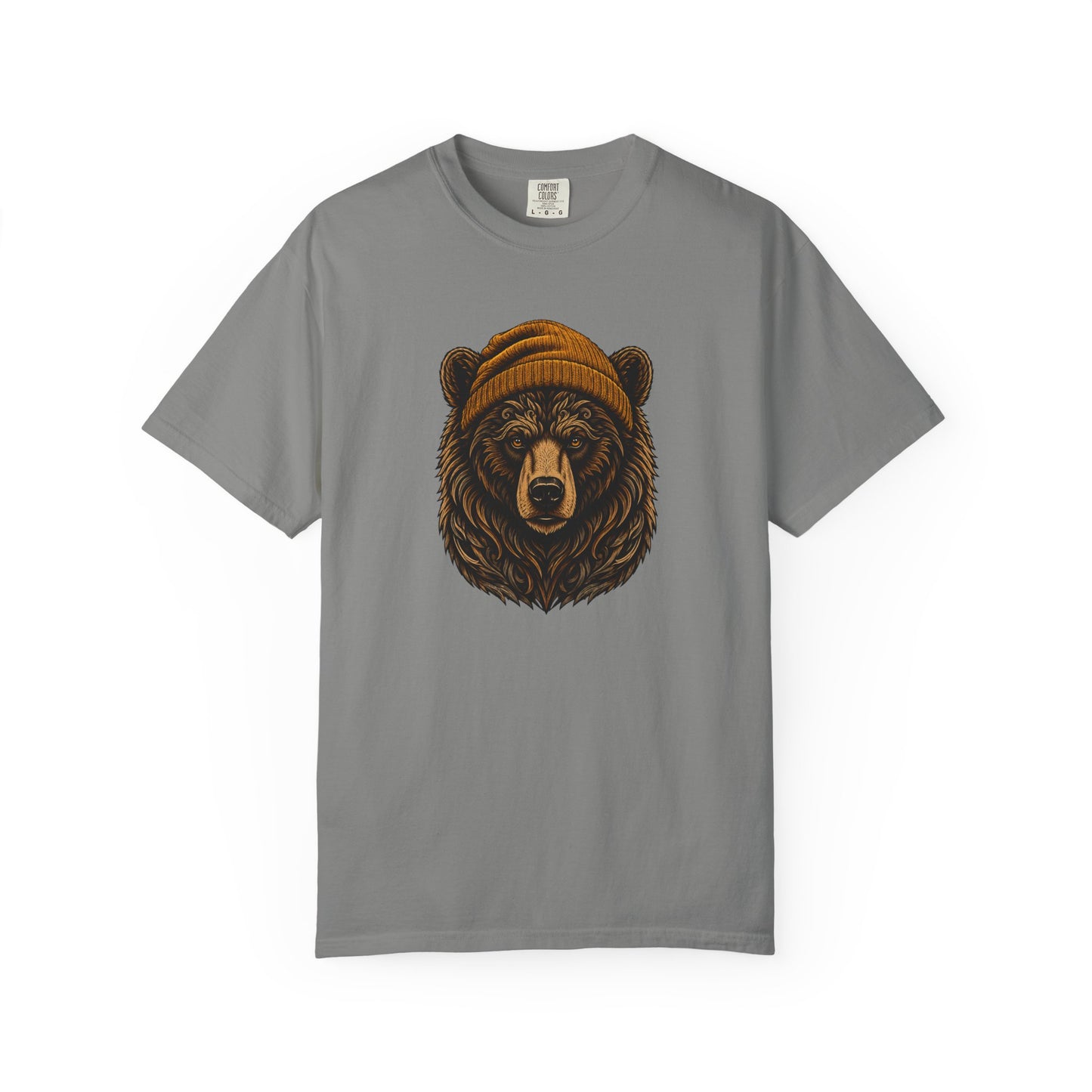 Outdoorsy Bear Camping Cabin Hiking Tee