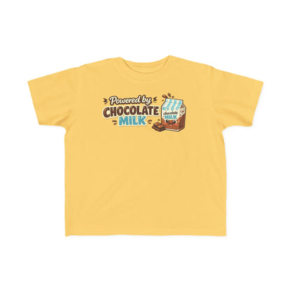 Powered by Chocolate Milk Toddler Tee