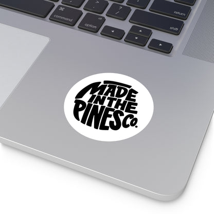 Made in the Pines round sticker | Vinyl decal