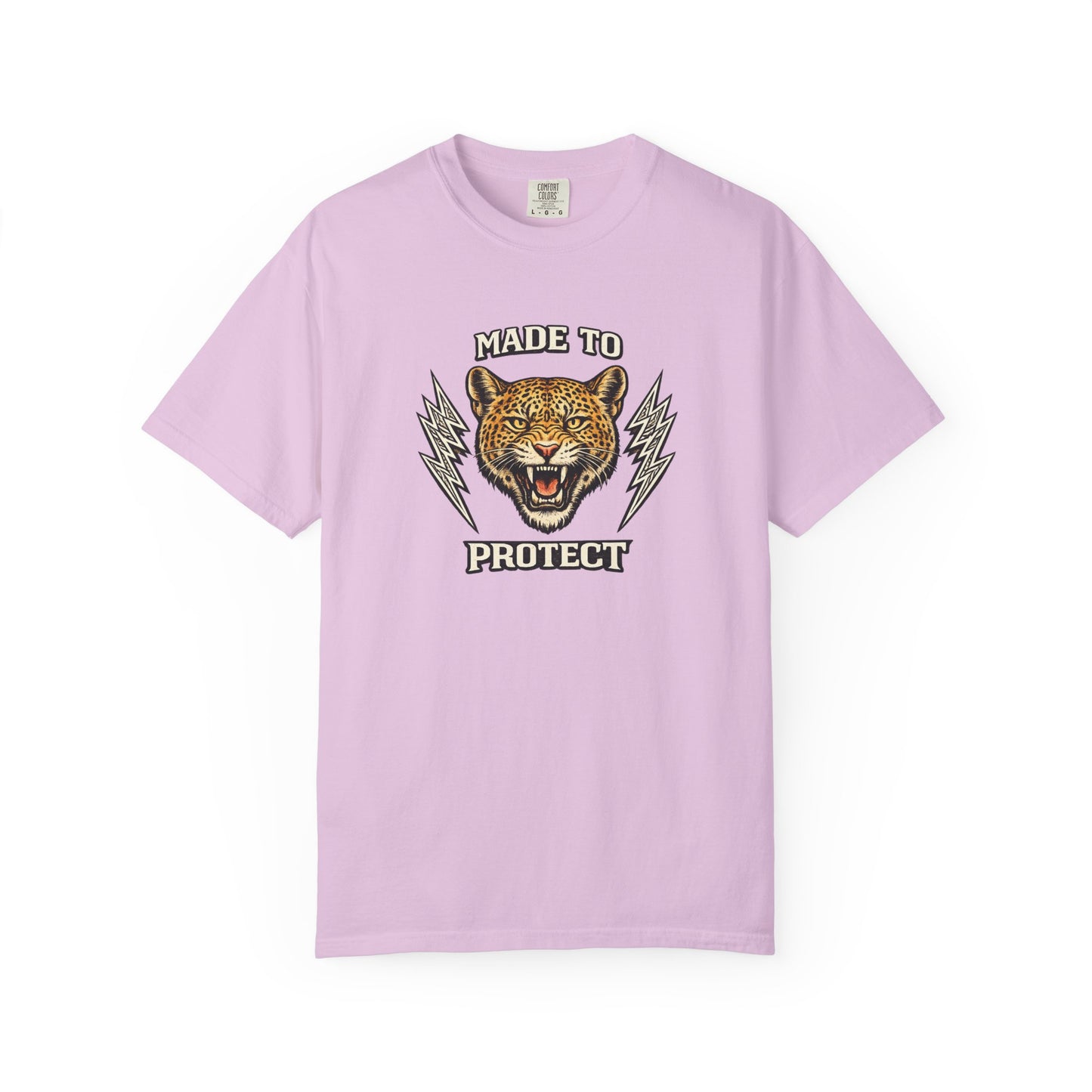 Made To Protect Jaguar Head Vintage Lightning T-Shirt