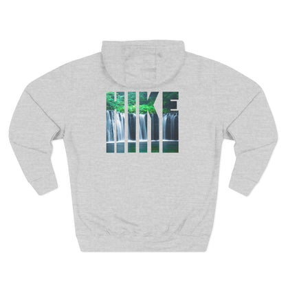 Waterfall Hike Hoodie — Nature Lover Forest Graphic