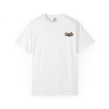 Vampire, Skeleton & Wolf Horror Characters T-Shirt | Spooky Gothic Illustration