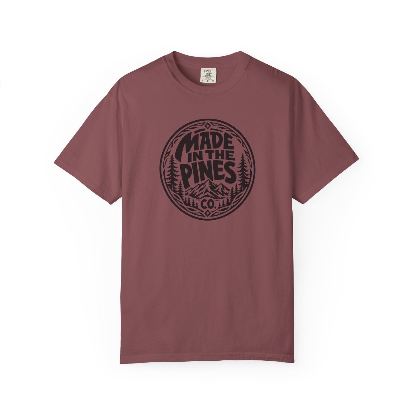 Made in the Pines T-shirt | Badge, Pine Forest Design