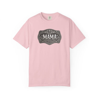 Western Belt Buckle Mama Comfort Colors T-shirt