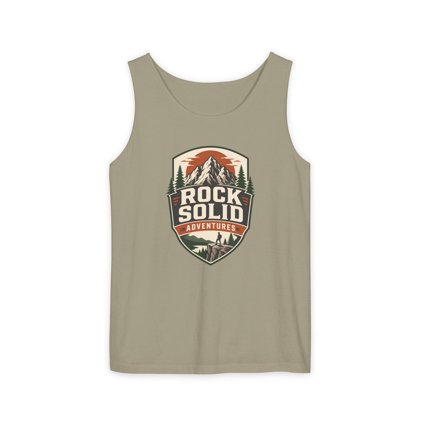 Rock Solid Adventures logo Tank Top