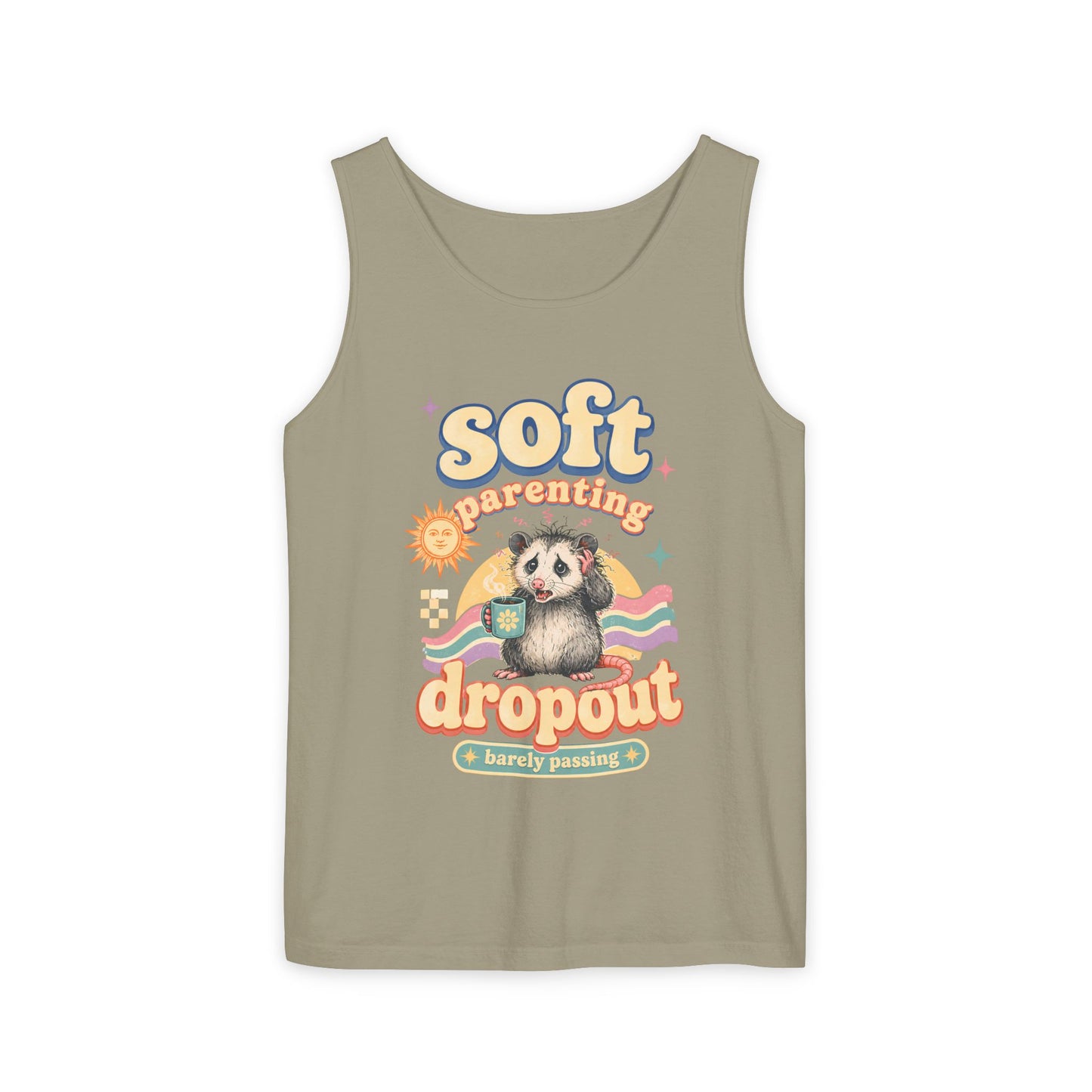 Soft Parenting Dropout Retro Possum Tank