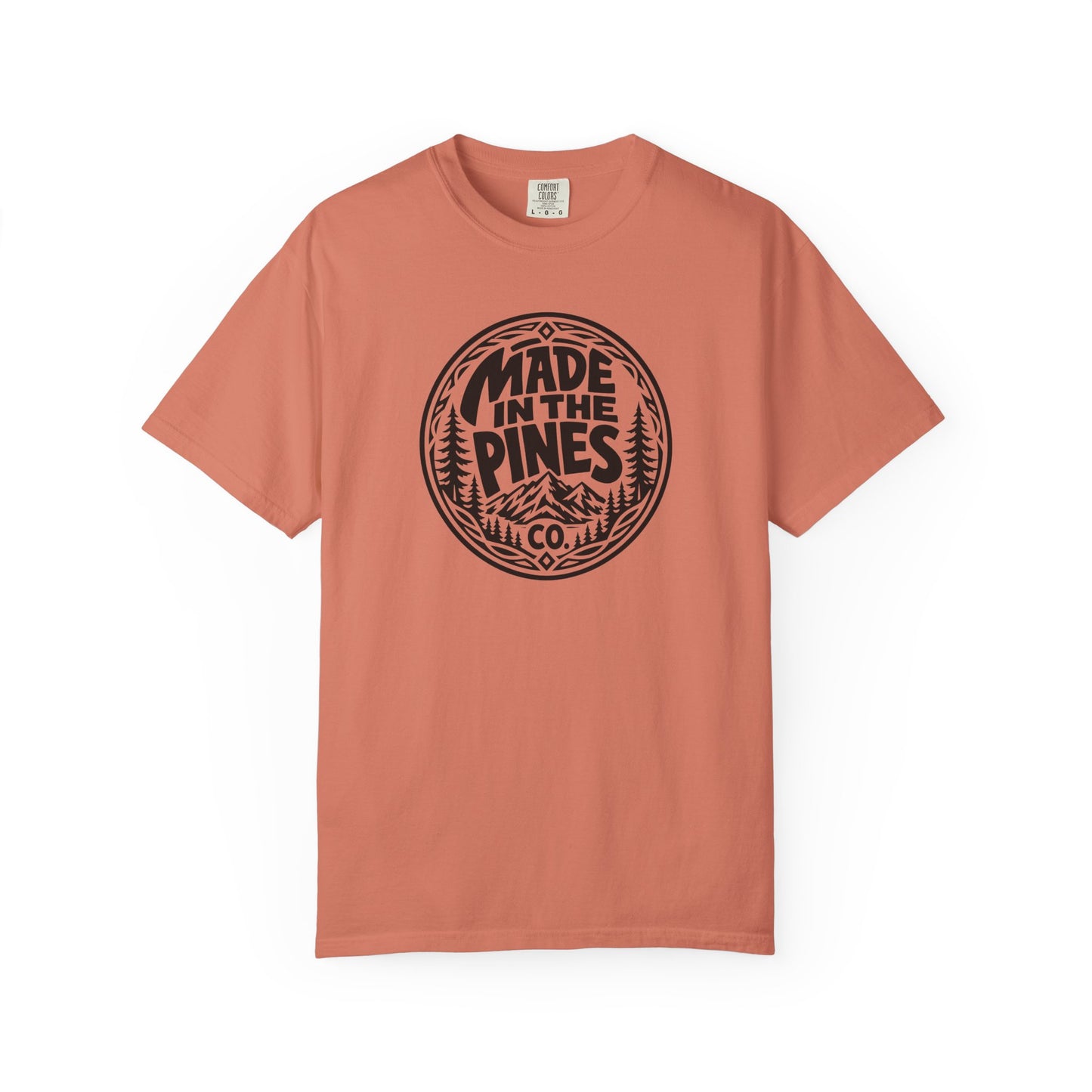 Made in the Pines T-shirt | Badge, Pine Forest Design