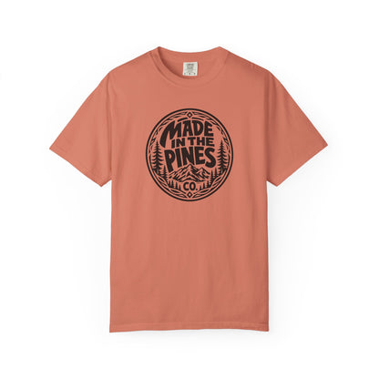 Made in the Pines T-shirt | Badge, Pine Forest Design