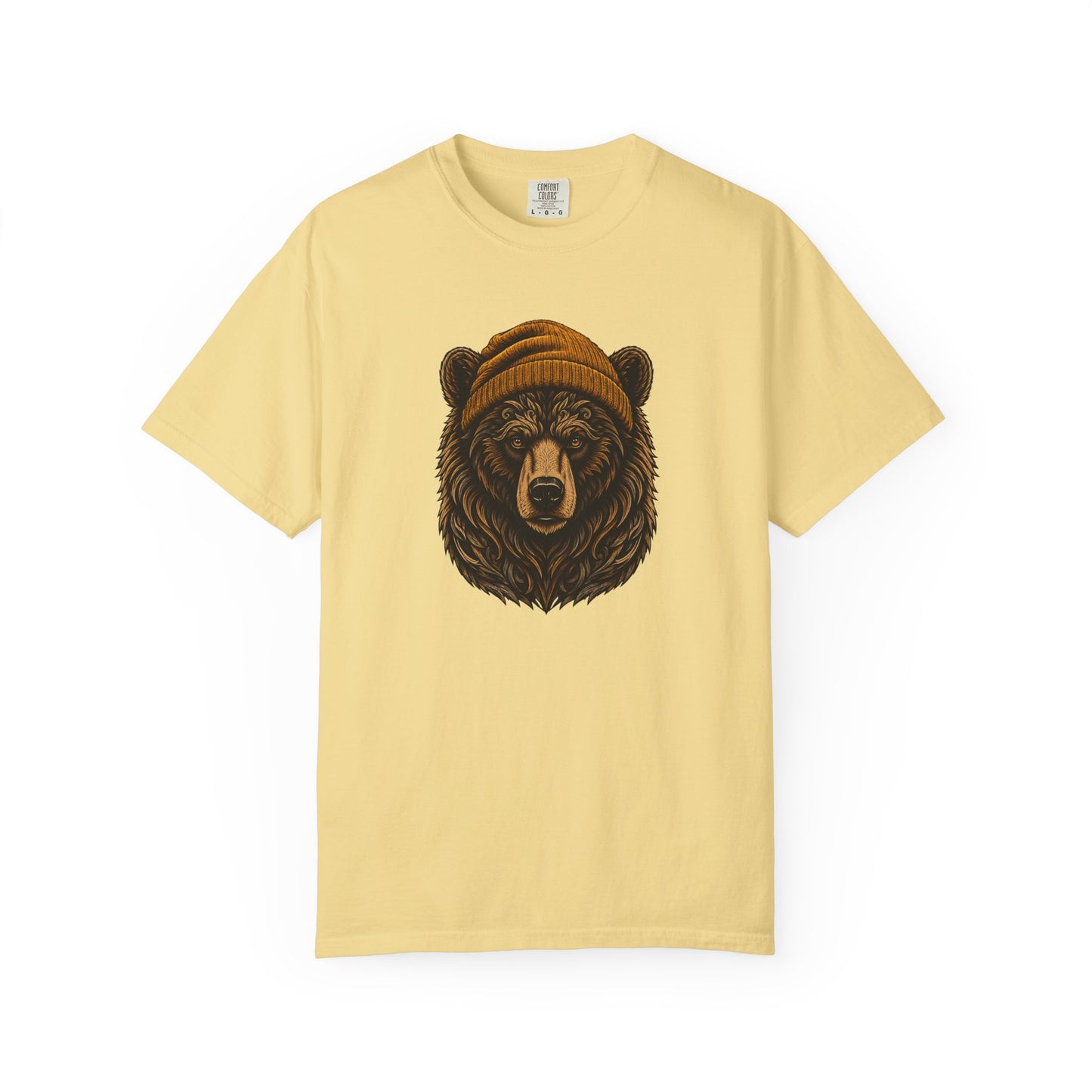 Outdoorsy Bear Camping Cabin Hiking Tee