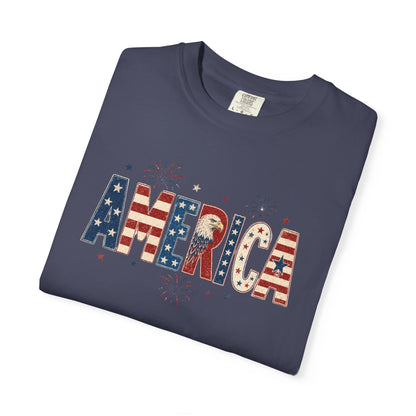 Patriotic America Flag T-shirt — 4th of July Tee