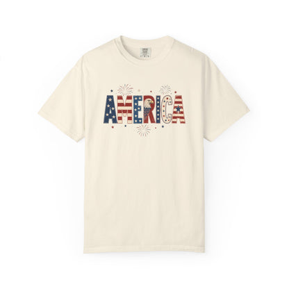 Patriotic America Flag T-shirt — 4th of July Tee