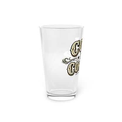 Cool It Cowboy 16oz Pint Glass — Western Cowboy Beer Glass