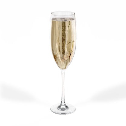 Engraved 'Bride' 8oz Champagne Flute — Wedding & Bachelorette Toast Glass