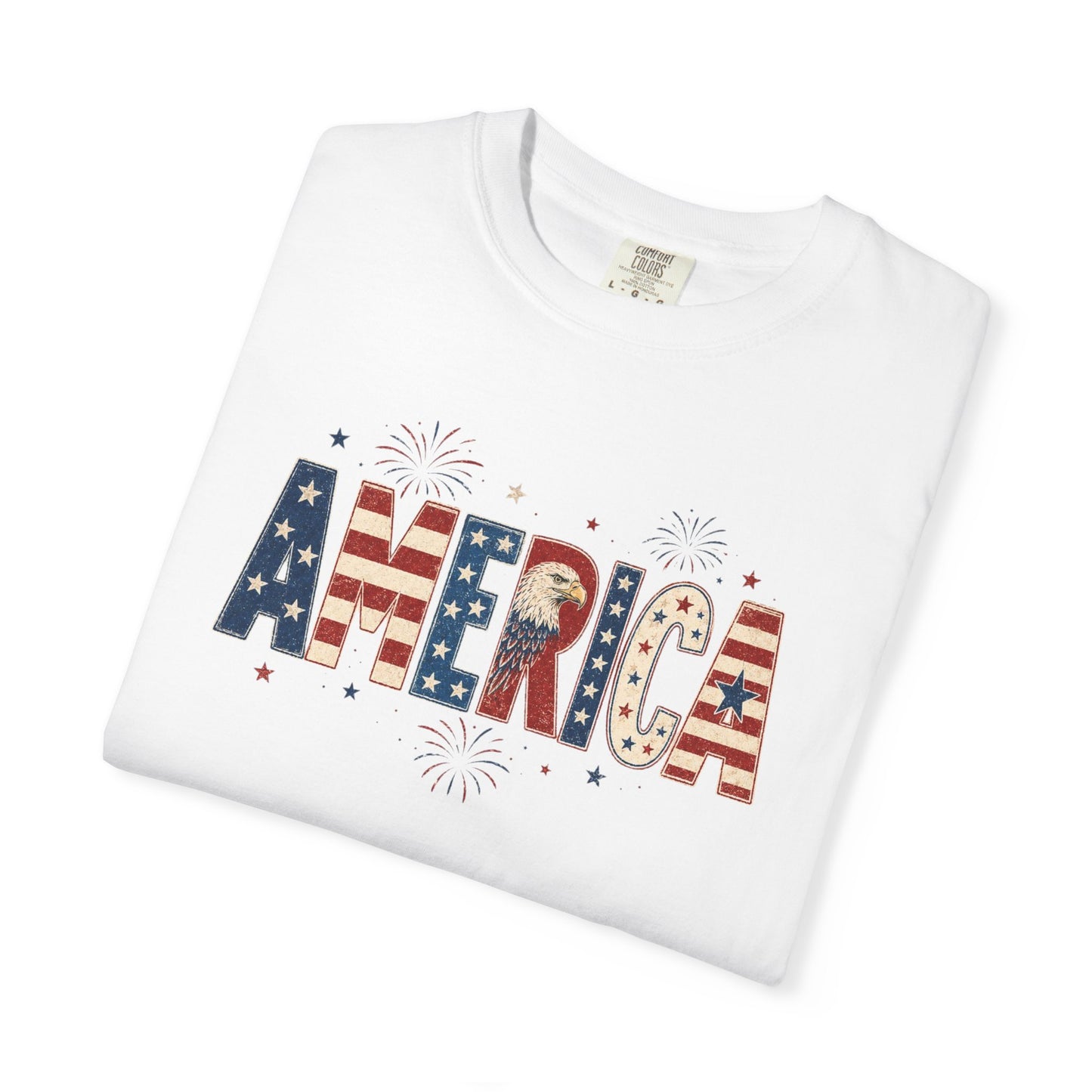 Patriotic America Flag T-shirt — 4th of July Tee