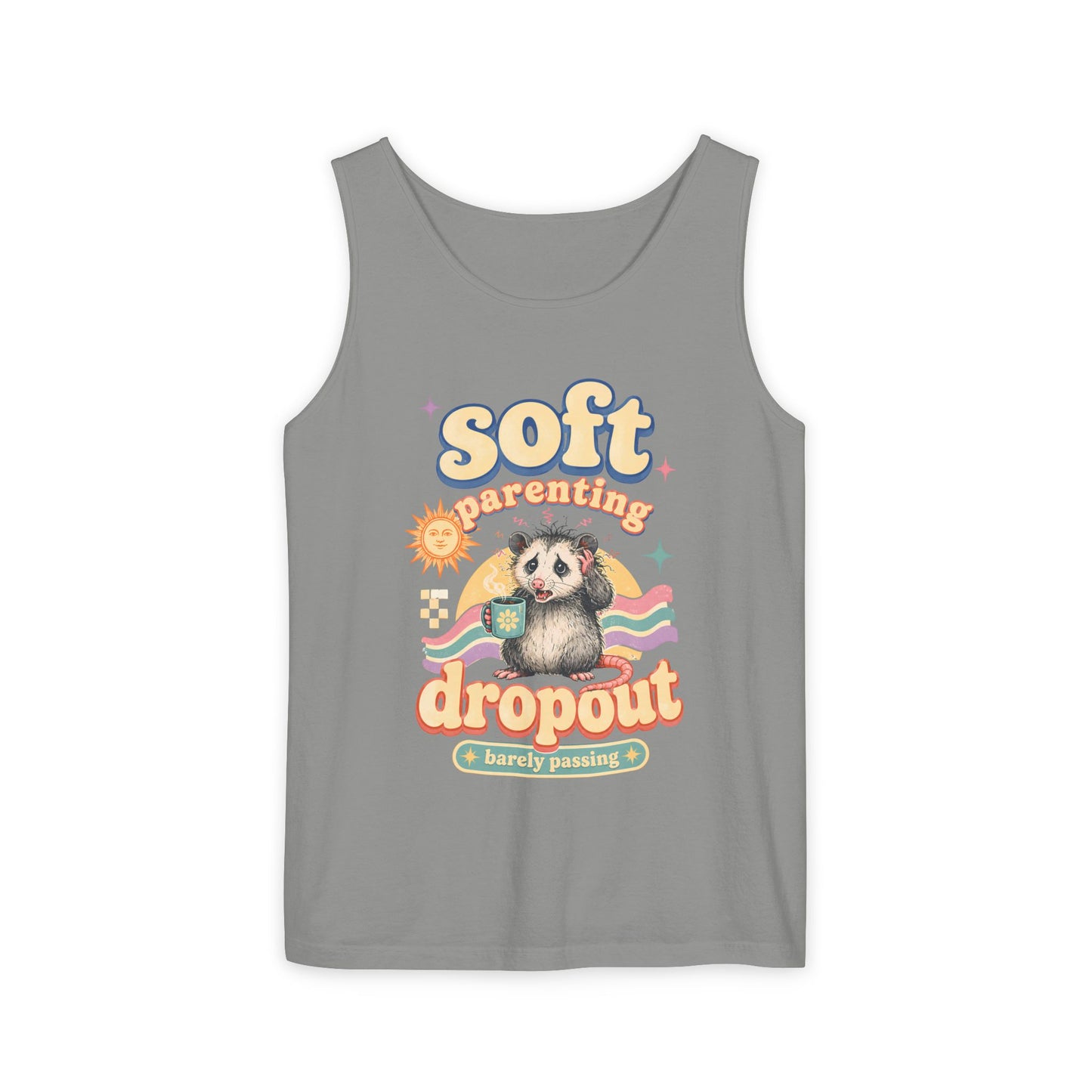 Soft Parenting Dropout Retro Possum Tank