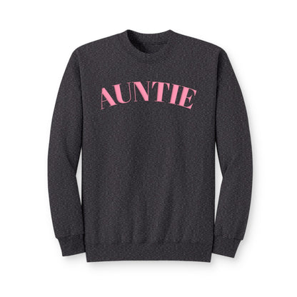 Auntie puff print Pink Arch Crewneck Sweatshirt