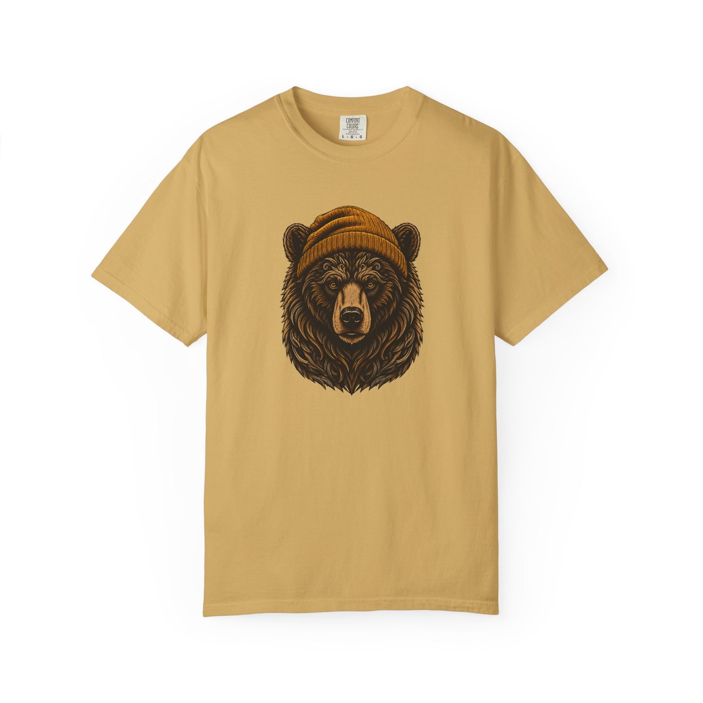 Outdoorsy Bear Camping Cabin Hiking Tee