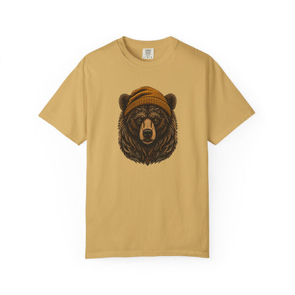 Outdoorsy Bear Camping Cabin Hiking Tee