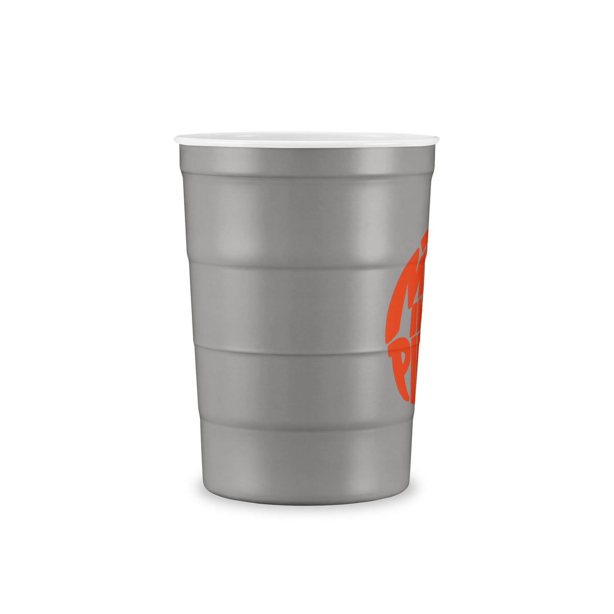 Recyclable Steel Cup — 'Made in the Pines' Eco Metal Party Cup