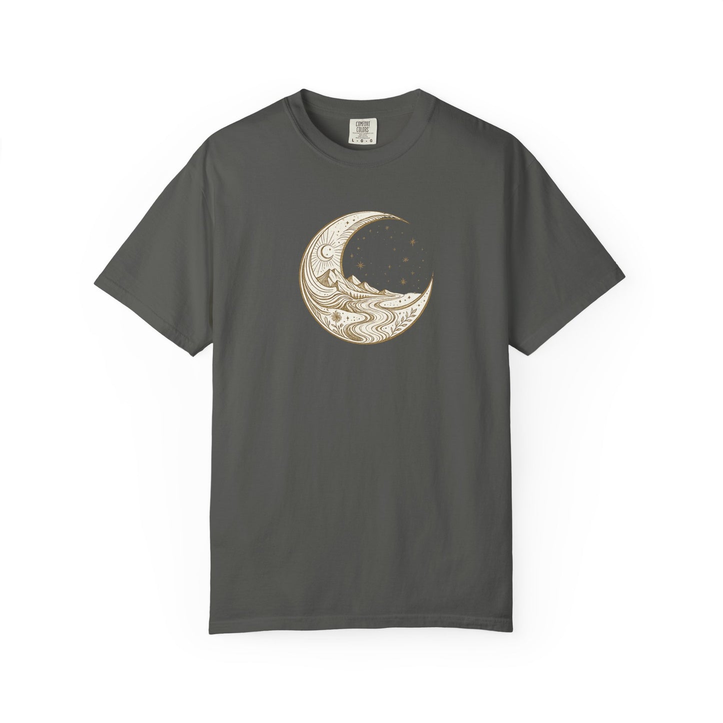 Moonwave Crescent Wave Ocean Moon T-shirt