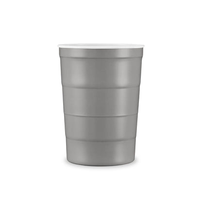 Recyclable Steel Cup — 'Made in the Pines' Eco Metal Party Cup