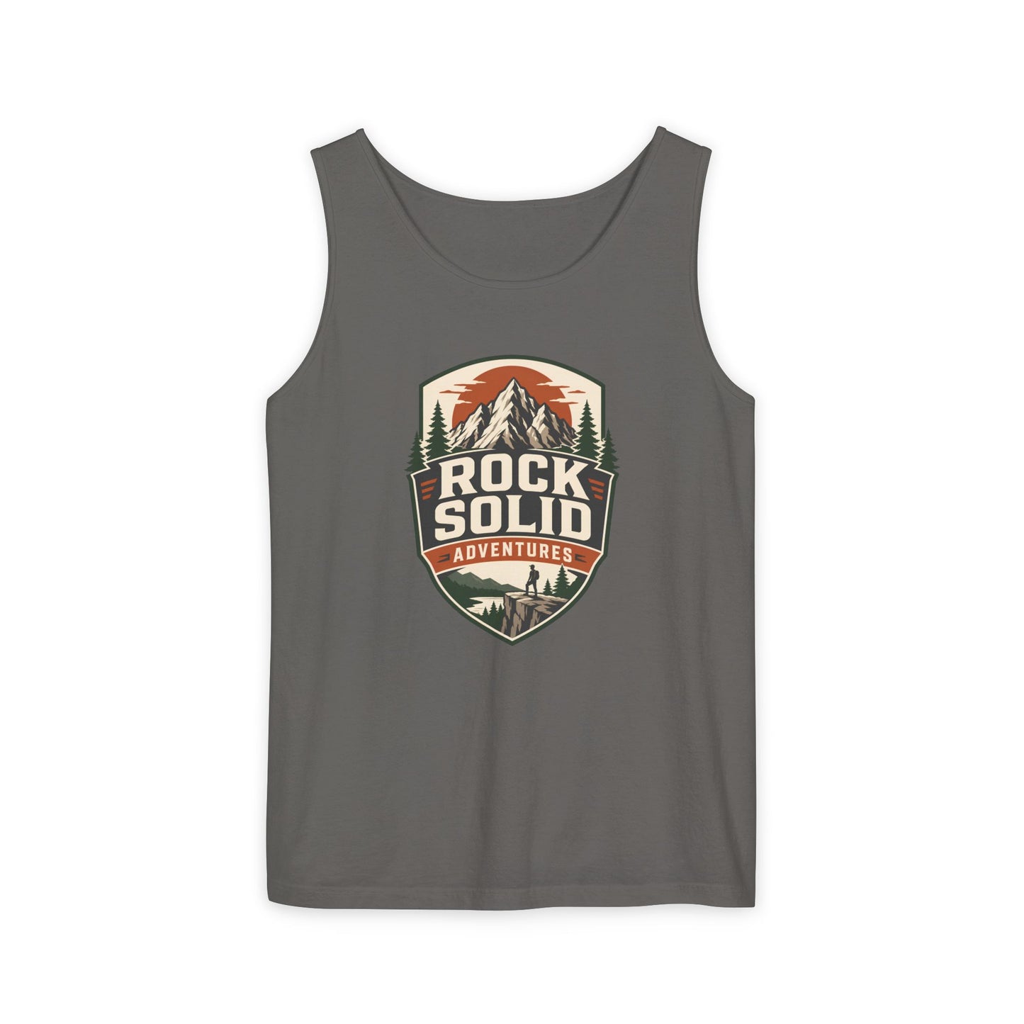 Rock Solid Adventures logo Tank Top