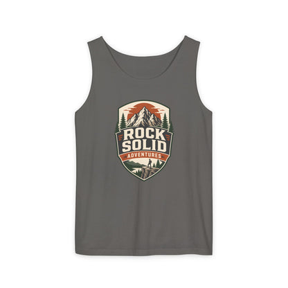 Rock Solid Adventures logo Tank Top