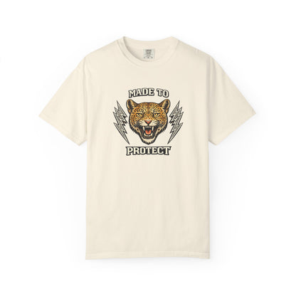 Made To Protect Jaguar Head Vintage Lightning T-Shirt