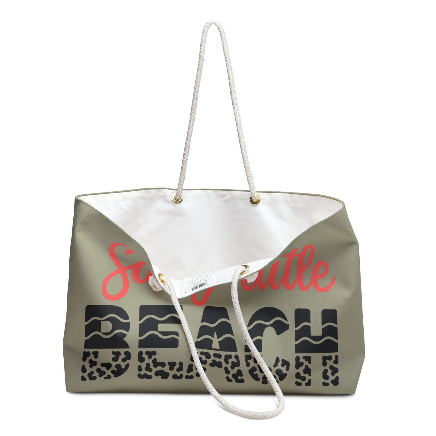 Salty Little Beach Weekender Bag | Rope Handle Tote
