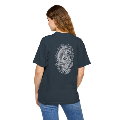 Minimal Japanese Kanji Koi Fish T-Shirt