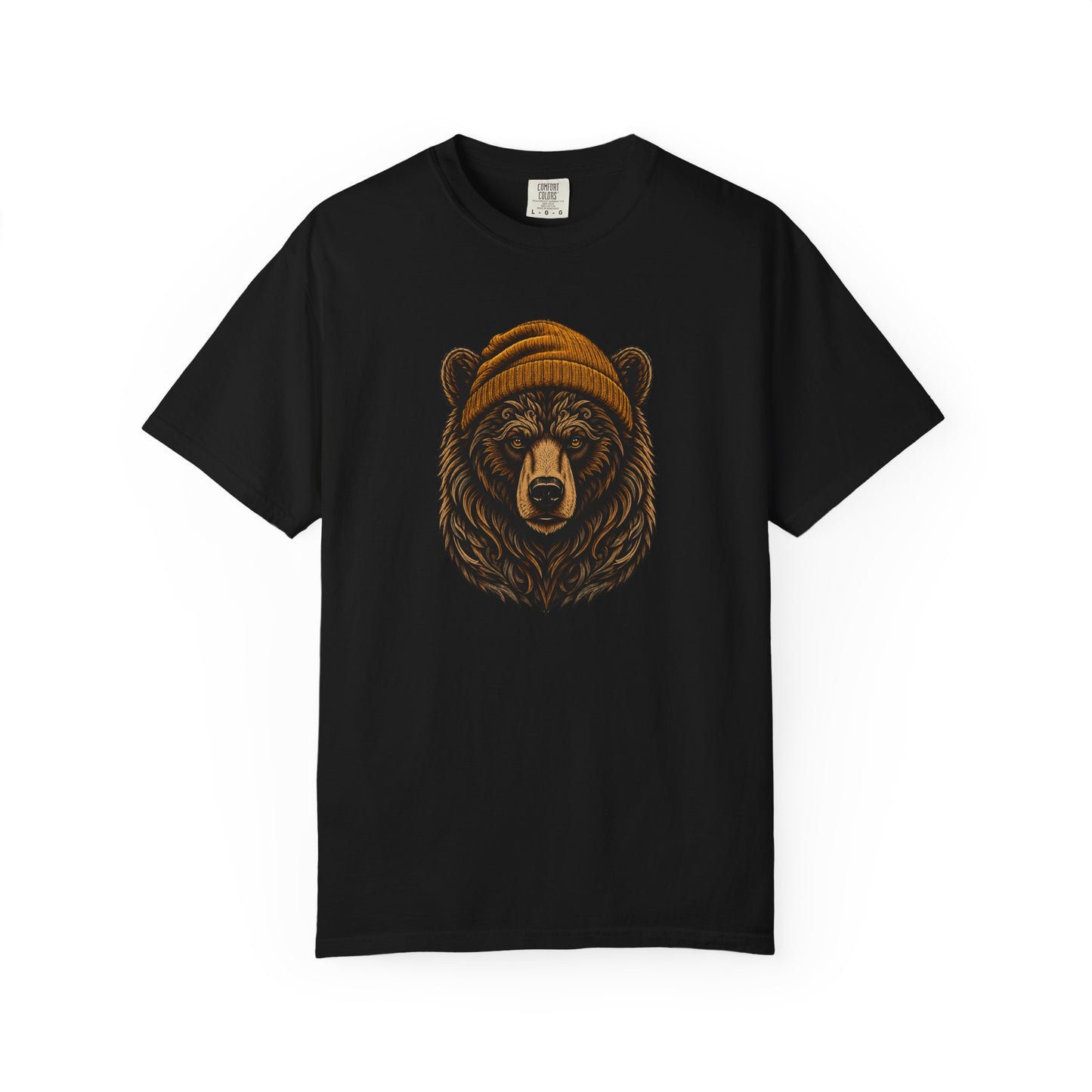 Outdoorsy Bear Camping Cabin Hiking Tee