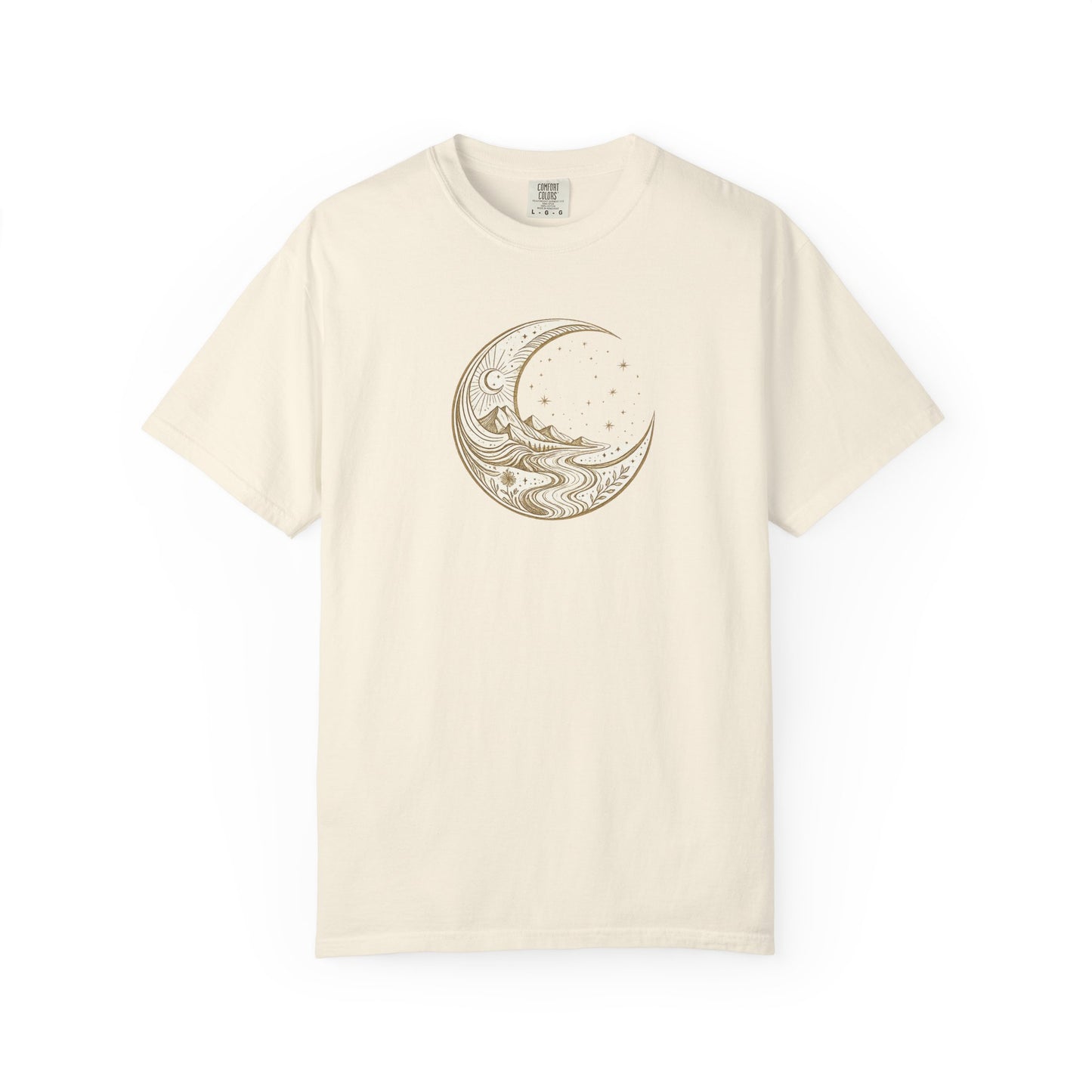 Moonwave Crescent Wave Ocean Moon T-shirt