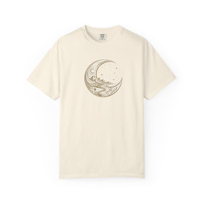 Moonwave Crescent Wave Ocean Moon T-shirt