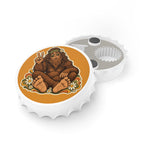 Peace Sign Bigfoot Bottle Opener