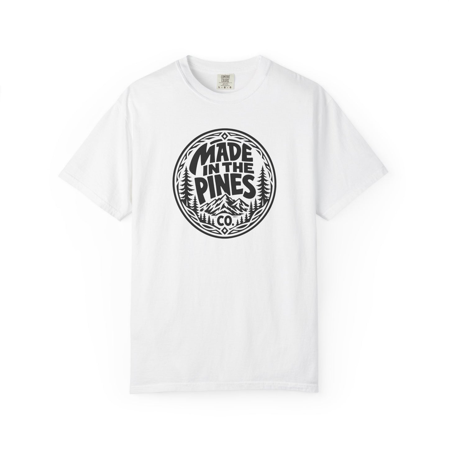 Made in the Pines T-shirt | Badge, Pine Forest Design