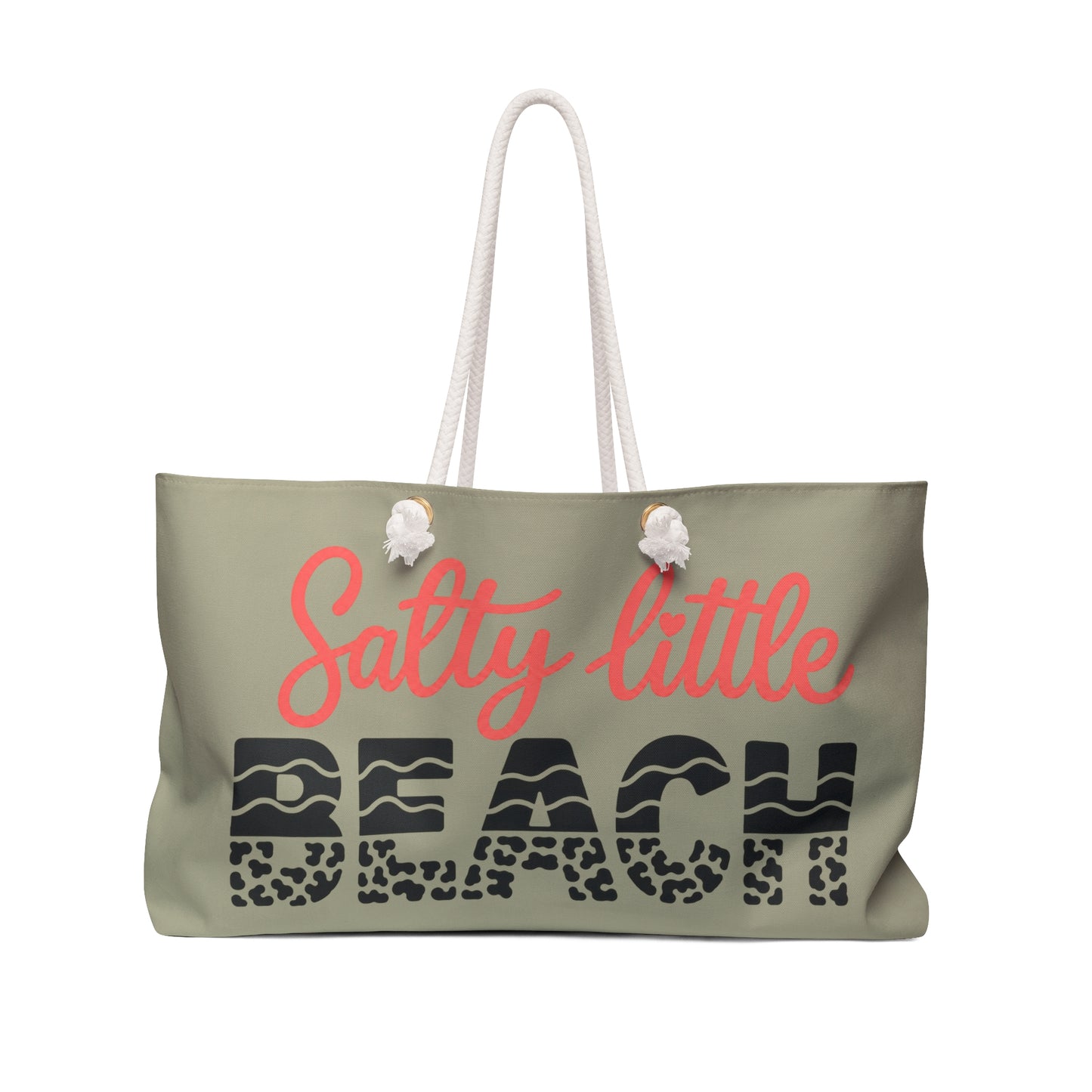 Salty Little Beach Weekender Bag | Rope Handle Tote