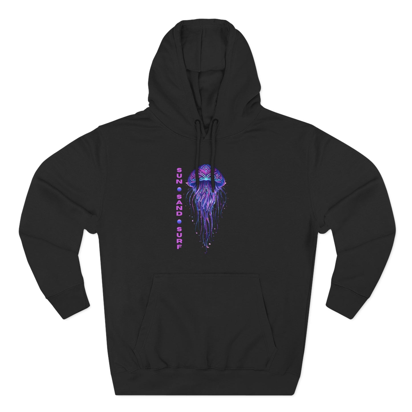 Jellyfish Sun, Sand, Surf Hoodie
