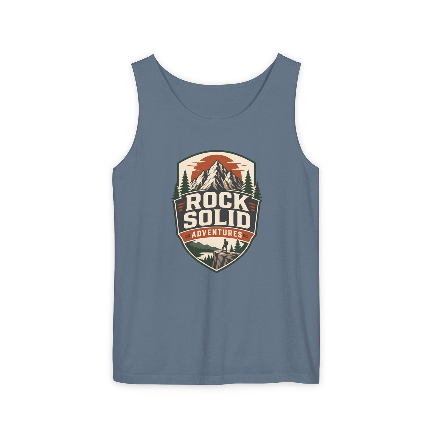 Rock Solid Adventures logo Tank Top