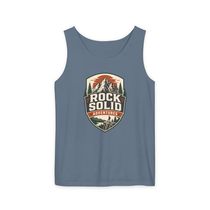 Rock Solid Adventures logo Tank Top